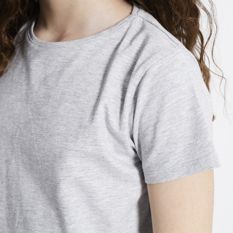 Basic tee "Filippa star" Grey Melange